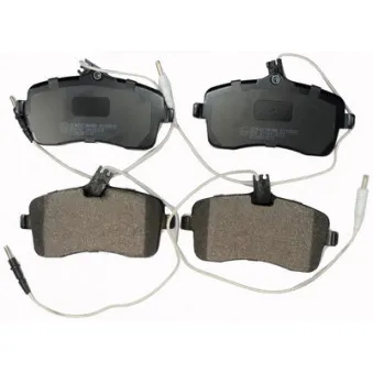 Jeu de 4 plaquettes de frein avant DENCKERMANN OEM E172236