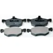 DENCKERMANN B111245 - Jeu de 4 plaquettes de frein avant