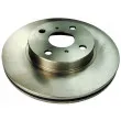 DENCKERMANN B130109 - Jeu de 2 disques de frein avant