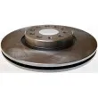 DENCKERMANN B130300 - Jeu de 2 disques de frein avant