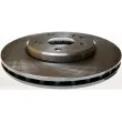 DENCKERMANN B130351 - Jeu de 2 disques de frein avant