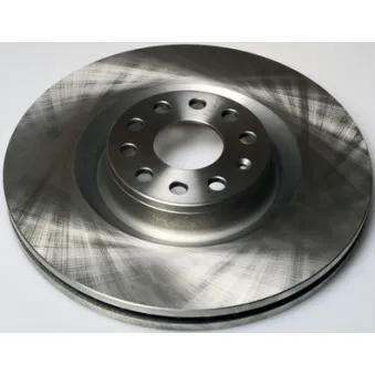 Jeu de 2 disques de frein avant DENCKERMANN B130460 pour VOLKSWAGEN PASSAT 2.0 TDI - 122cv