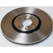 DENCKERMANN B130502 - Jeu de 2 disques de frein avant