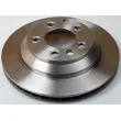 DENCKERMANN B130624 - Jeu de 2 disques de frein arrière