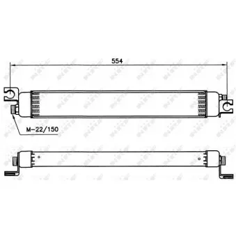 Radiateur d'huile NRF 31010