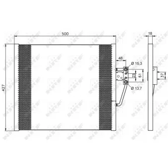 Condenseur, climatisation NRF OEM BSG 15-525-004