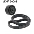 SKF VKMA 36063 - Jeu de courroies trapézoïdales à nervures