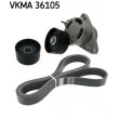 SKF VKMA 36105 - Jeu de courroies trapézoïdales à nervures