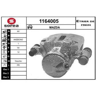 Étrier de frein SNRA [1164005]