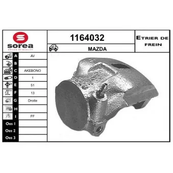 SNRA 1164032 - Étrier de frein