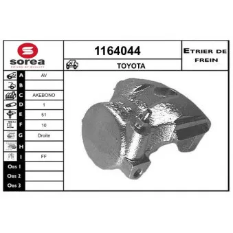 SNRA 1164044 - Étrier de frein