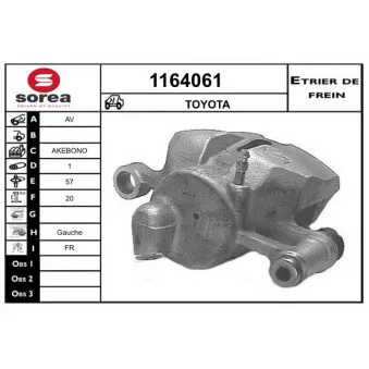 SNRA 1164061 - Étrier de frein