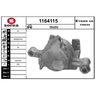 Étrier de frein SNRA [1164115]