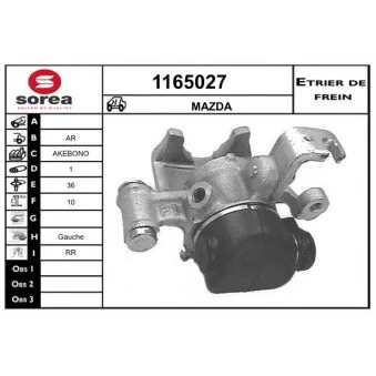 SNRA 1165027 - Étrier de frein