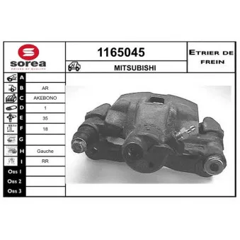 SNRA 1165045 - Étrier de frein