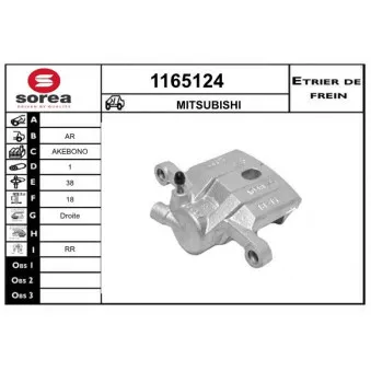 SNRA 1165124 - Étrier de frein
