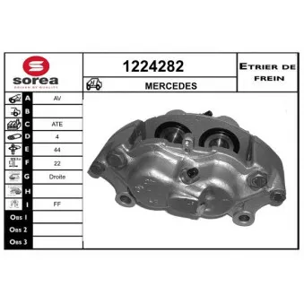 SNRA 1224282 - Étrier de frein