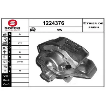 SNRA 1224376 - Étrier de frein