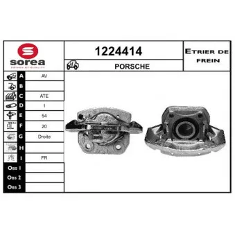 SNRA 1224414 - Étrier de frein