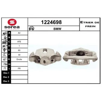 SNRA 1224698 - Étrier de frein