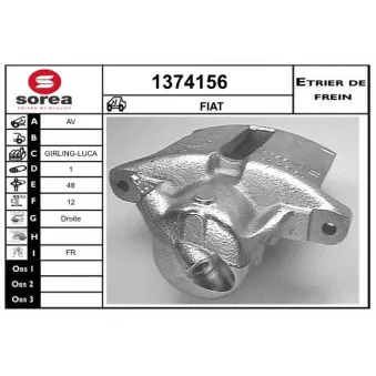 SNRA 1374156 - Étrier de frein