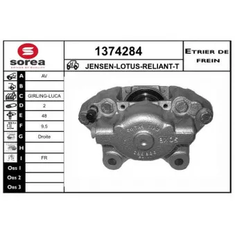 SNRA 1374284 - Étrier de frein