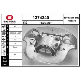 Étrier de frein SNRA [1374340]