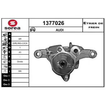 SNRA 1377026 - Étrier de frein