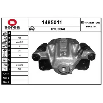 SNRA 1485011 - Étrier de frein