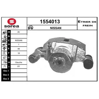 SNRA 1554013 - Étrier de frein