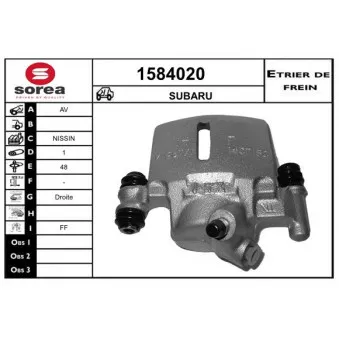 SNRA 1584020 - Étrier de frein