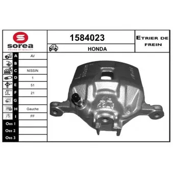 SNRA 1584023 - Étrier de frein