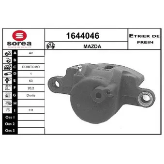 SNRA 1644046 - Étrier de frein