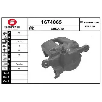 Étrier de frein SNRA [1674065]