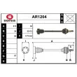 SNRA AR1204 - Arbre de transmission
