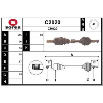 SNRA C2020 - Arbre de transmission