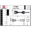 Arbre de transmission SNRA [F1400]