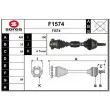 SNRA F1574 - Arbre de transmission