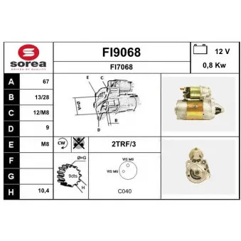 Démarreur SNRA [FI9068]