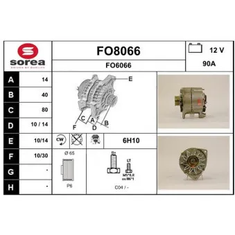 SNRA FO8066 - Alternateur