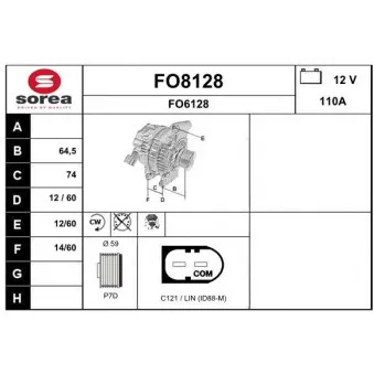 Alternateur SNRA FO8128