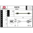 SNRA H2216 - Arbre de transmission