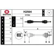 SNRA H2504 - Arbre de transmission