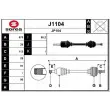SNRA J1104 - Arbre de transmission