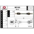 Arbre de transmission SNRA [M3105]