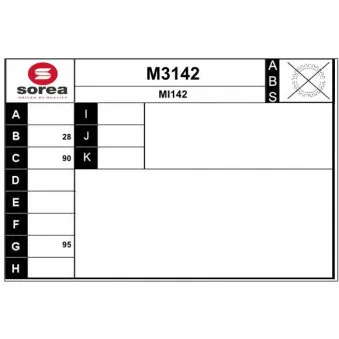 Arbre de transmission SNRA [M3142]