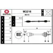 Arbre de transmission SNRA [M3216]