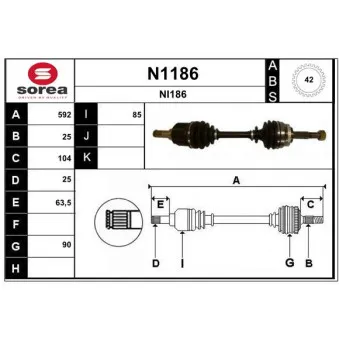Arbre de transmission SNRA [N1186]