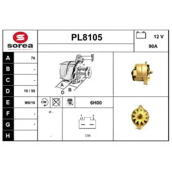 Alternateur SNRA [PL8105]