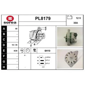 Alternateur SNRA [PL8179]